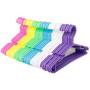 Non Slip Plastic Kids Notched Hangers Coat Child Baby Clothes 10 Pack Hangers