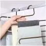 DNJKSA Metal Clothes Hanger 5 Tiers Hanger for Clothes Saves Space Clothes Storage Hanging Hanger for Pants Belt Tie Adult(2 Pieces/Lot)(Random Color) DNJKSA Metal Clothes Hanger 5 Tiers Hanger for Clothes Saves Space Clothes Storage Hanging Hanger for Pants Belt Tie Adult(2 Pieces/Lot)(Random Color)