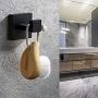 Home Storage Hook, Aomasi SUS304 Stainless Steel Square Robe Towel Hook Utility Clothes Hanger for Bathroom Kitchen Wall Mount, Matte Black