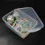 Yubine Clear Storage Containers, 5.7 Liter Plastic Boxes Organizer with Lid, 6 Packs Yubine Clear Storage Containers, 5.7 Liter Plastic Boxes Organizer with Lid, 6 Packs