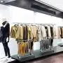 Simple Trending Double Rod Clothing Garment Rack, Rolling Clothes Organizer on Wheels for Hanging Clothes, Chrome