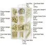 T.K.Excellent Brass Plated Picture Hangers Assortment Kit,233 Pieces T.K.Excellent Brass Plated Picture Hangers Assortment Kit,233 Pieces