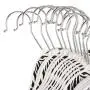 Juvale 50-Pack Velvet Hangers - Non-Slip Zebra Pattern Kids Velvet Hangers, Thin Hangers, Non Slip Hangers, Black and White - 11.5 x 8.3 Inches