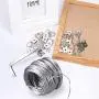 Picture Hanging Kit, Listenman D Ring Picture Hangers with Screws, Picture Hanging Wire(100 Feet) and Aluminum Sleeves, Supports up to 30 lb, Bonus Screwdriver Included Picture Hanging Kit, Listenman D Ring Picture Hangers with Screws, Picture Hanging Wire(100 Feet) and Aluminum Sleeves, Supports up to 30 lb, Bonus Screwdriver Included
