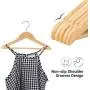 SONGMICS 20-Pack Solid Wood Children’s Hangers, Robust Kid’s Clothes Hangers, with Trousers Bar, Shoulder Notches, 360 Degree Swivel Hooks, 12.6 x 0.5 x 7.5 Inches, Natural UCRW06NL SONGMICS 20-Pack Solid Wood Children’s Hangers, Robust Kid’s Clothes Hangers, with Trousers Bar, Shoulder Notches, 360 Degree Swivel Hooks, 12.6 x 0.5 x 7.5 Inches, Natural UCRW06NL