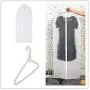 Plastic Pearl Bow Clothes Hangers Hook Rack + Garment Protective Bag Adults Plastic Pearl Bow Clothes Hangers Hook Rack + Garment Protective Bag Adults