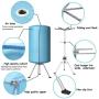 COSTWAY Portable Ventless Laundry Clothes Dryer Heater 900W Electric Folding Indoors Fast Air Dry Hot Drying Machine with Heater for Home & Dorms