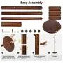 MC Wood Coat Rack Hat Stand Tree Clothes Umbrella Hanger Holder Organizer 8 Hooks MC Wood Coat Rack Hat Stand Tree Clothes Umbrella Hanger Holder Organizer 8 Hooks
