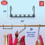 Wonder Hanger Max New & Improved, Pack of 50?Triples, The Closet Space for Easy, Effortless, Wrinkle-Free Clothes, Comes Fully Assembled, Grey