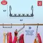 Wonder Hanger Max New & Improved, Pack of 50?Triples, The Closet Space for Easy, Effortless, Wrinkle-Free Clothes, Comes Fully Assembled, Grey