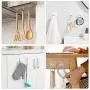 Adhesive Hooks, Znben Reusable Utility Hooks Heavy Duty 13LB Wall Hooks Clouds Transparent Seamless Hooks Waterproof and Oil Proof for Kitchen Bathroom Ceiling Office Window 10 Pack Adhesive Hooks, Znben Reusable Utility Hooks Heavy Duty 13LB Wall Hooks Clouds Transparent Seamless Hooks Waterproof and Oil Proof for Kitchen Bathroom Ceiling Office Window 10 Pack