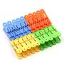 20 Pcs Plastic Clothes Pins Multicolor Laundry Clothes Pegs Windproof Hanging Pegs Hangers Racks Quilt Clips by SamGreatWorld