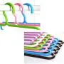 JINBEST Multi-Purpose Clothes Hanger Plastic 5 Layers Pants Trousers Hanger No Slip Storage Hanging Rack Closet Hangers (Green)