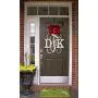 Custom Monogram Letter Wooden Door Hanger Wreath Custom Monogram Letter Wooden Door Hanger Wreath