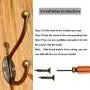 Heavy Duty Dual Coat Hooks 10 Pack Wall Mounted Hooks Metal Hooks Dual Robe Hook Rustic Hooks Retro Double Hooks Coat Hanger and Screws for Coat/Backpack/Bag/Towel/Key/Cap (Bronze 10 Pack) Heavy Duty Dual Coat Hooks 10 Pack Wall Mounted Hooks Metal Hooks Dual Robe Hook Rustic Hooks Retro Double Hooks Coat Hanger and Screws for Coat/Backpack/Bag/Towel/Key/Cap (Bronze 10 Pack)