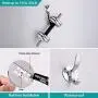 Gricol Robe Towel Coat Hooks Adhesive Wall Hanger