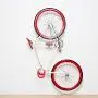 Play-Haus Design Walnut and Steel Indoor Bicycle Wall Mount Hanger Rack Play-Haus Design Walnut and Steel Indoor Bicycle Wall Mount Hanger Rack