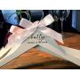 Personalized Bridesmaid Hangers, Wedding Hanger, Wooden Engraved Hanger, Bridal Dress Hanger, Wedding Name Hangers EnHngr_A01