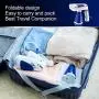 JMG Handheld Garment Steamer 1600W 200Ml, Folding Steamer for Clothes Steamer Portable Steam Iron 3 Gear Adjustment for Home Travelling, Blue JMG Handheld Garment Steamer 1600W 200Ml, Folding Steamer for Clothes Steamer Portable Steam Iron 3 Gear Adjustment for Home Travelling, Blue