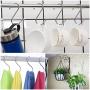 LOYMR 10 Pack 4.9 Inches Extra Large S Shape Hooks Heavy-Duty Metal Hanging Hooks Apply Kitchenware Bathroom Utensils Plants Towels Gardening Multiple uses Tools (Silver)