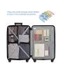 Little Patato 10Pcs Portable Travel Hangers Foldable Clothes Hangers Perfect Size Space Saving for Travel & Home Use