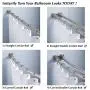 Uigos Shower Curtain Rings for Bathroom - Stainless Steel, Set of 12, Chrome Uigos Shower Curtain Rings for Bathroom - Stainless Steel, Set of 12, Chrome