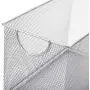 SK SHARKBANG Metal Mesh CD Basket Holder Disc Organizer Desk Storage Bin Boxes for Home&Office Silver