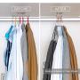 MIZGI Premium Velvet Hangers (Pack of 50) Heavyduty - Non Slip - Clothes Hangers Gray - Copper/Rose Gold Hooks,Space Saving Suit Hangers with Accessory Bar