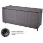 BABYLON Outdoor Patio Wicker Storage Container Deck Boxes Made of Antirust Aluminum Frames and Resin Rattan, 86-Gallon (Brown) (Large, Brown) BABYLON Outdoor Patio Wicker Storage Container Deck Boxes Made of Antirust Aluminum Frames and Resin Rattan, 86-Gallon (Brown) (Large, Brown)
