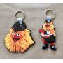 Flyers key chain, key ring, fob, keychain, light chain pull, luggage tag, bag tag, zipper pull, ceiling fan pull, car hanger