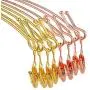 TOPBATHY 10PCS Clothes Hangers Metal Thickened Anti-Slip Clip Hangers Undewear Hanger Clothes Hanger for Shop Home Travel