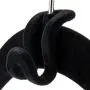 HANGERWORLD 20 Black 2inch x 1inch Flocked Velvet Space Saving Connectors Coat Clothes Hangers Multi Hang HANGERWORLD 20 Black 2inch x 1inch Flocked Velvet Space Saving Connectors Coat Clothes Hangers Multi Hang