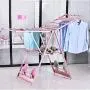 Drying Rack Foldable Clothes Hanger Dryer Aluminum Alloy Standing Hanger Gament Drying Rack Clothes Storage Organizer Coat Rack