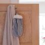 HANGERWORLD 3 Metal Clothes Coat Garment Hangers Non Slip Double Clip Pants Scarves Gloves Boots Wellies.