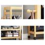 AIDELAI Coat Rack Coat Rack Wood Coat Rack Floor Simple Hanger Bedroom Living Room Wooden Clothes Rack Childrens Storage Rack (Size : 69cm)