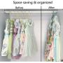 Croing 120 pcs Connector Hooks for Hangers, Cascading Hanger Hooks, Space Saving Hangers Hooks
