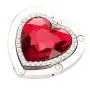 Foldable Purse Handbag Hanger Hook Holder Heart Shape Red Foldable Purse Handbag Hanger Hook Holder Heart Shape Red