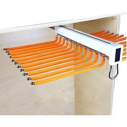 LUANT Closet Arm Pants Hanger Bar Clothes Organizers with 22 Arms for Space Saving and Storage,24-2/5" x 18"