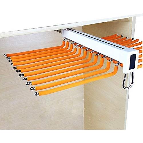 LUANT Closet Arm Pants Hanger Bar Clothes Organizers with 22 Arms for Space Saving and Storage,24-2/5" x 18" LUANT Closet Arm Pants Hanger Bar Clothes Organizers with 22 Arms for Space Saving and Storage,24-2/5" x 18"