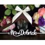 Rustic wood name wedding dress hanger, bridemaid dress hanger, bridal shower gift CML004