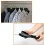 CHAONAO Black Suit Hangers Plastic Non-Slip Wide Shoulder Clothes Hanger for Coats, Jacket, Pants, and Dress Clothes,E,40pcs