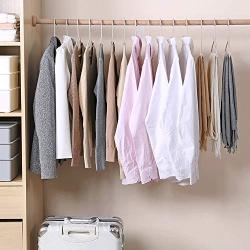 Iddefee Clothes Hanger Pack of 20 Solid Color Plastic Closet Organizer Hangers-4019.5cm Space Saving Collar Protection Design Pants Hangers (Color : Random, Size : 4019.5cm)