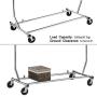 Topeakmart Portable Clothes Hanger Retractable Clothes Dryer Heavy Duty Clothing Garment/Dring Rack
