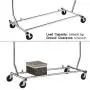 Gotobuy Clothing Garment Rack Clothes Hanger Rolling (Style 3)