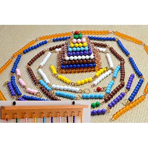 Montessori short bead chains with hanger