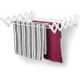 Polder Wall-Mount 24-Inch Accordion Clothes Dryer White