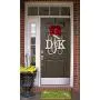 Custom Monogram Letter Wooden Door Hanger Wreath Custom Monogram Letter Wooden Door Hanger Wreath