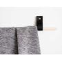 small leather strap brass ring wall hook wall hanging storage towel hook modern bathroom towel rack leather loop strap holder scarf hanger