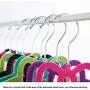 fineshelf 10PCS Butterfly Flocking Clothes Hanger,Bend Freely No Deformation Cute Hanger for Home Supplies