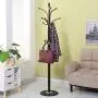 Angels home Simple Coat Rack Wrought Iron Hanger Floor Vertical Clothes Rack Bedroom Living Room Simple Floor Hanger Angels home Simple Coat Rack Wrought Iron Hanger Floor Vertical Clothes Rack Bedroom Living Room Simple Floor Hanger